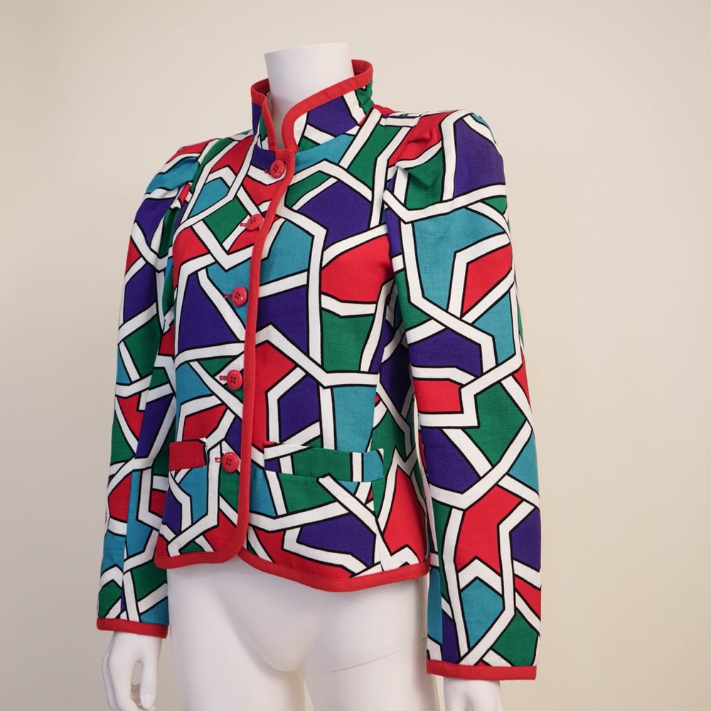 Saint Laurent Color Block Jacket - image 4